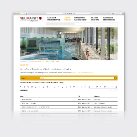 New website for the city of Neumarkt