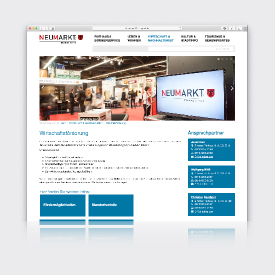 New website for the city of Neumarkt