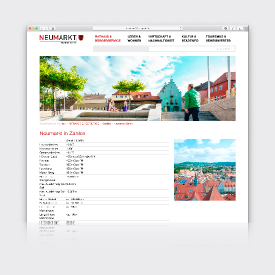 New website for the city of Neumarkt