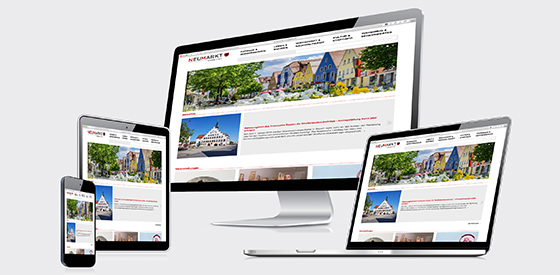 New website for the city of Neumarkt