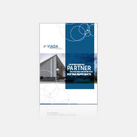 Image brochure and new logo for IT company VIADA from Dortmund