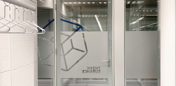 Branding for new office for Thinksurance in Frankfurt