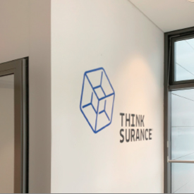 Branding for new office for Thinksurance in Frankfurt