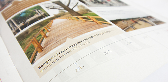 Conception and design of a citizen information brochure for the city of Neumarkt  