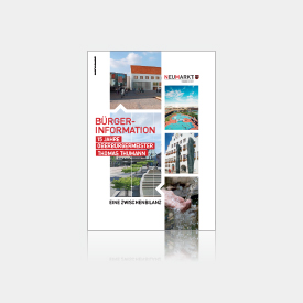 Conception and design of a citizen information brochure for the city of Neumarkt  