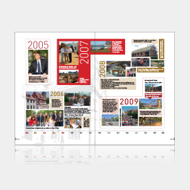 Conception and design of a citizen information brochure for the city of Neumarkt  