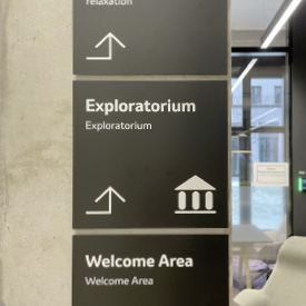 Branding and signage for pharmaceutical company MSD in Munich