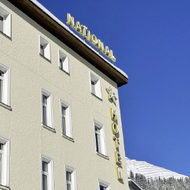 New splendor for the listed "Hotel National" in Davos