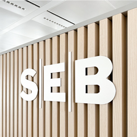 Signage and branding for SEB Office in Frankfurt/Main