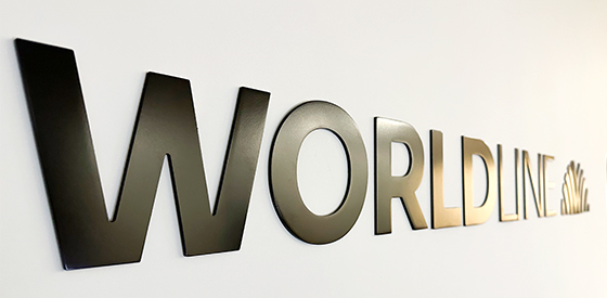 Signage and branding for WORLDLINE
