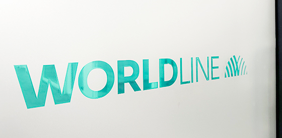 Signage and branding for WORLDLINE