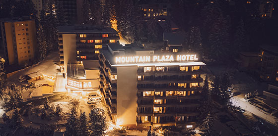 The largest LED advertising system in Davos!