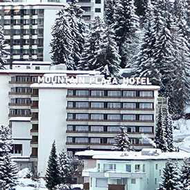 The largest LED advertising system in Davos!