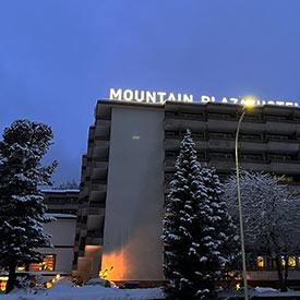 The largest LED advertising system in Davos!