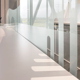 LED illuminated signage and more for the new headquarters of office furniture manufacturer Hammerbacher in Neumarkt in der Oberpfalz