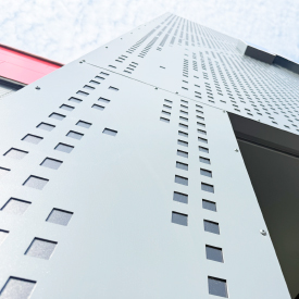 LED Signage and Metal Facade for RÖDL energie