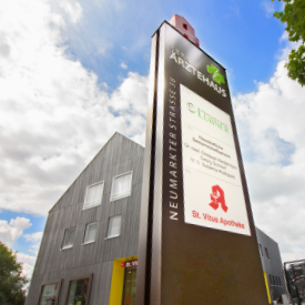 Object signage for a new medical center