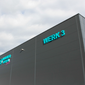 Innovative LED advertising systems for Bavaria's largest producer of staircases