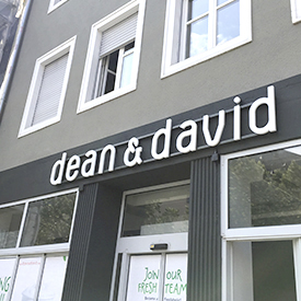 New outdoor advertising presence for dean & david in Schweinfurt