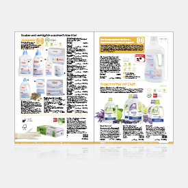 Catalog page layout for memo AG