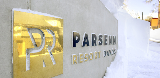 Branding and signage for the PARSENN RESORT Davos, Switzerland