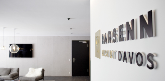 Branding and signage for the PARSENN RESORT Davos, Switzerland