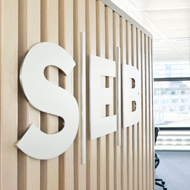 Signage and branding for SEB Office in Frankfurt/Main